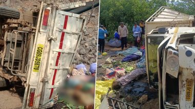 Chhattisgarh Road Accident: ఘోర రోడ్డు ప్రమాదం, 20 అడుగుల లోయలో పడిన పికప్ వ్యాన్, 15 మంది అక్కడికక్కడే మృతి