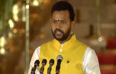 Ram Mohan Naidu Oath: కేంద్ర మంత్రిగా ప్ర‌మాణ‌స్వీకారం చేసిన రామ్మోహ‌న్ నాయుడు, కేంద్ర మంత్రివ‌ర్గంలోనే అతి పిన్న వ‌య‌స్కుడిగా రికార్డు (వీడియో ఇదుగోండి)