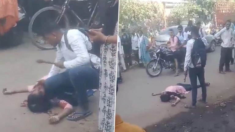 Murder Caught on Camera: షాకింగ్ వీడియో, పట్టపగలే నడిరోడ్డు మీద ప్రియురాలిని స్పానర్‌తో కొట్టి చంపిన ప్రియుడు, అయినా ఆగకుండా..