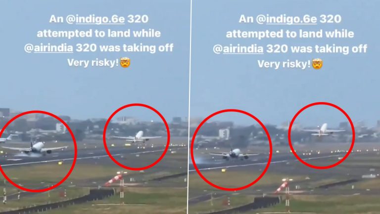 Two Planes in Runway: ఒకేసారి రన్‌ వేపై రెండు విమానాలు.. ముంబైలో తప్పిన పెను ప్రమాదం.. గగుర్పొడిచే వీడియో మీరూ చూడండి!