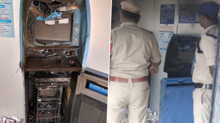 SBI Bank ATM Robbery: ఎస్‌బి‌ఐ ఏటీఎంను గ్యాస్ కట్టర్‌తో కాల్చేసి రూ.15 లక్షలు చోరీ చేసిన దొంగలు, అనకాపల్లి జిల్లాలో ఘటన